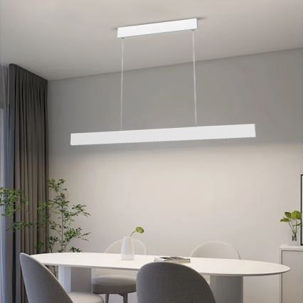 Immax NEO 07075L-LED Stmívatelný lustr na lanku LISTON bílá LED/18W/230V Tuya + dálkové ovládání