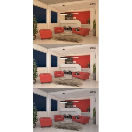 Immax NEO 07079L - LED Stmívatelný lustr na lanku LIMITADO LED/39W/230V 60 cm Tuya + dálkové ovládání