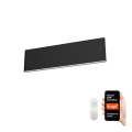 Immax NEO 07086L - LED Stmívatelné nástěnné svítidlo LISTON LED/8W/230V černá + DO Tuya