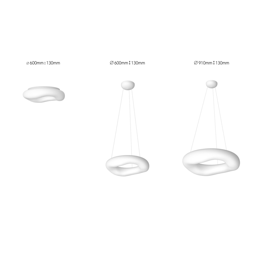 Immax NEO 07101L - LED Stmívatelný lustr na lanku PULPO LED/60W/230V 91 cm Tuya + dálkové ovládání 