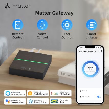 Immax NEO 07117-5 - Chytrý MATTER BRIDGE Zigbee 3.0 230V Tuya Wi-Fi