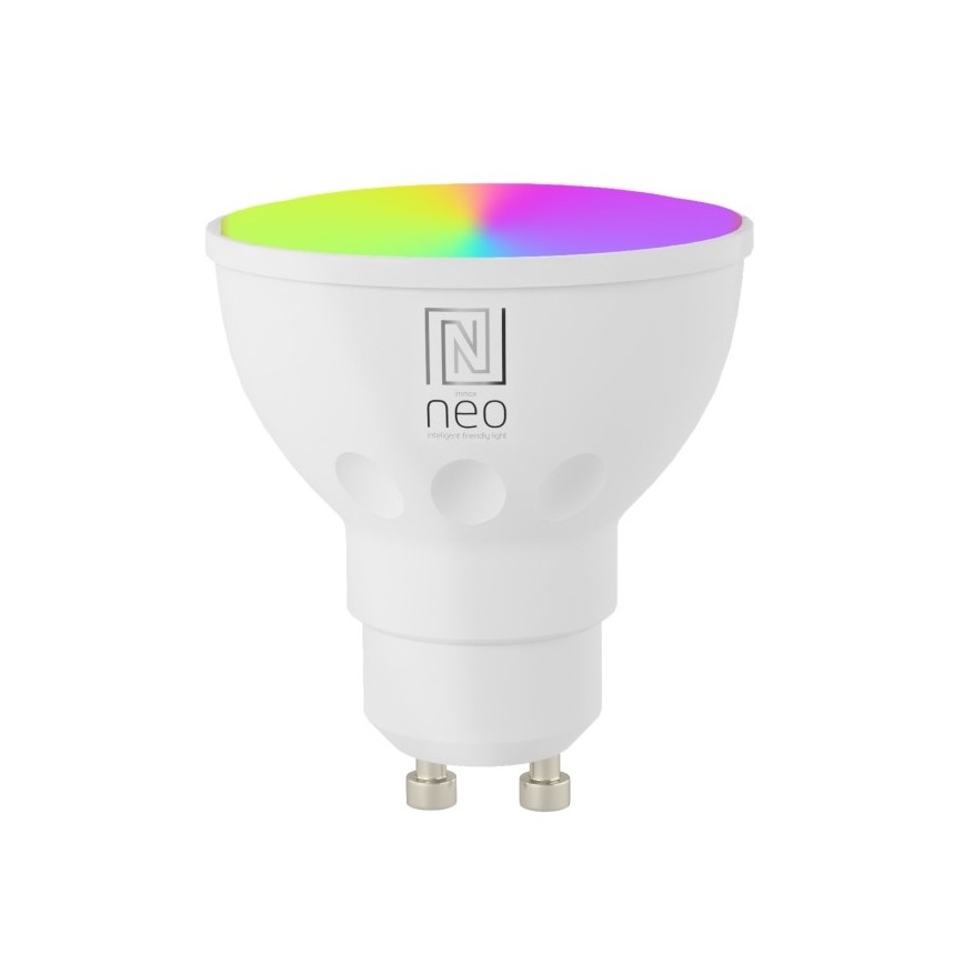 Immax NEO 07118B-2 - LED RGB+CCT Venkovní stmívatelné nástěnné bodové svítidlo PARED 1xGU10/5,5W/230V Wi-Fi Tuya IP65