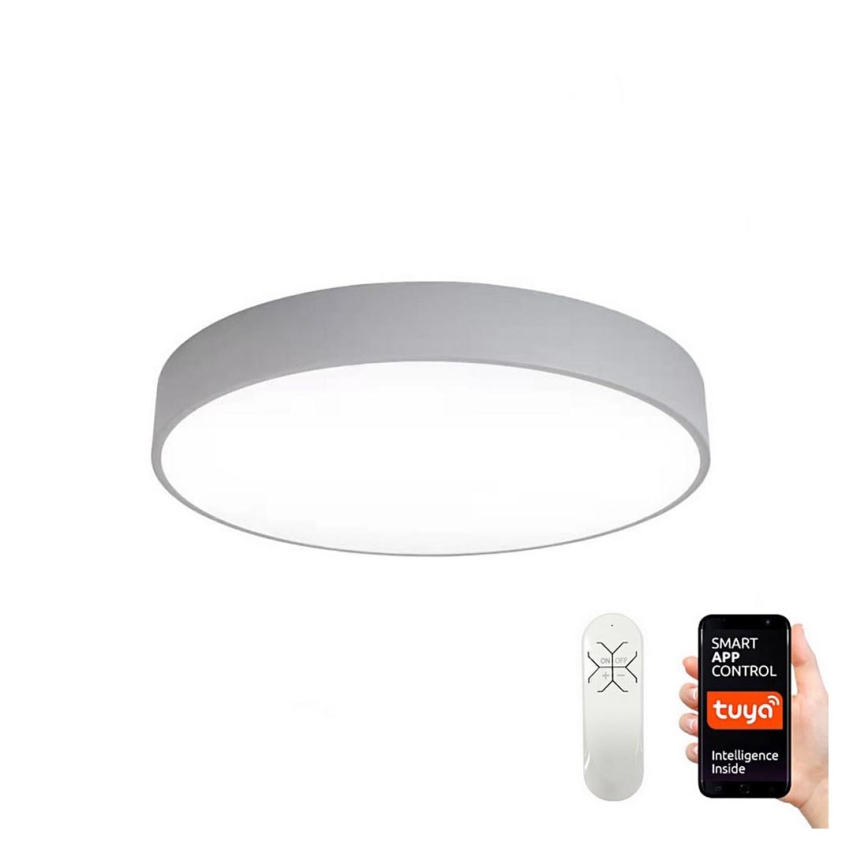 Immax NEO 07143-GR60 - LED Stmívatelné stropní svítidlo RONDATE LED/50W/230V Tuya šedá + dálkové ovládání