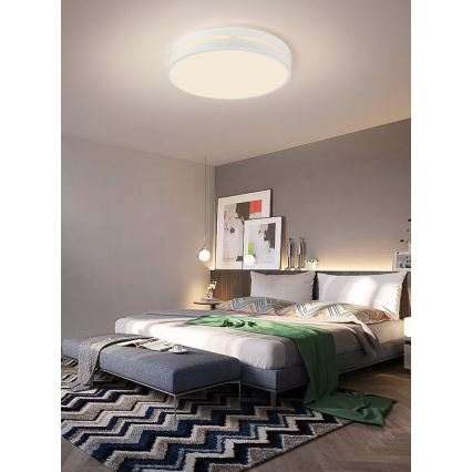 Immax NEO 07153-W40 - LED Stmívatelné stropní svítidlo NEO LITE PERFECTO LED/24W/230V Wi-Fi Tuya bílá + dálkové ovládání