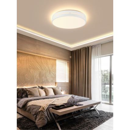 Immax NEO 07153-W50 - LED Stmívatelné stropní svítidlo NEO LITE PERFECTO LED/48W/230V Wi-Fi Tuya bílá + dálkové ovládání