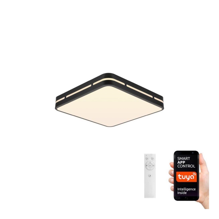 Immax NEO 07154-B30 - LED Stmívatelné stropní svítidlo NEO LITE PERFECTO LED/24W/230V Wi-Fi Tuya černá + dálkové ovládání