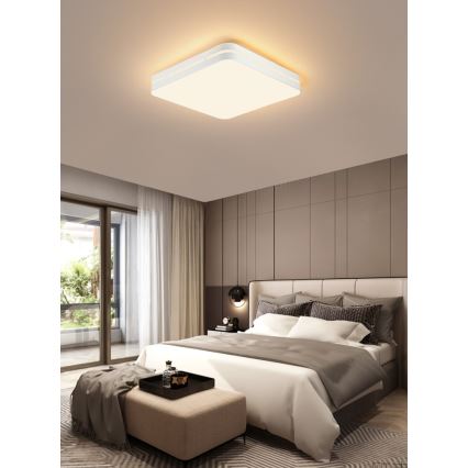 Immax NEO 07155-W42 - LED Stmívatelné stropní svítidlo NEO LITE PERFECTO LED/48W/230V Wi-Fi Tuya bílá + dálkové ovládání