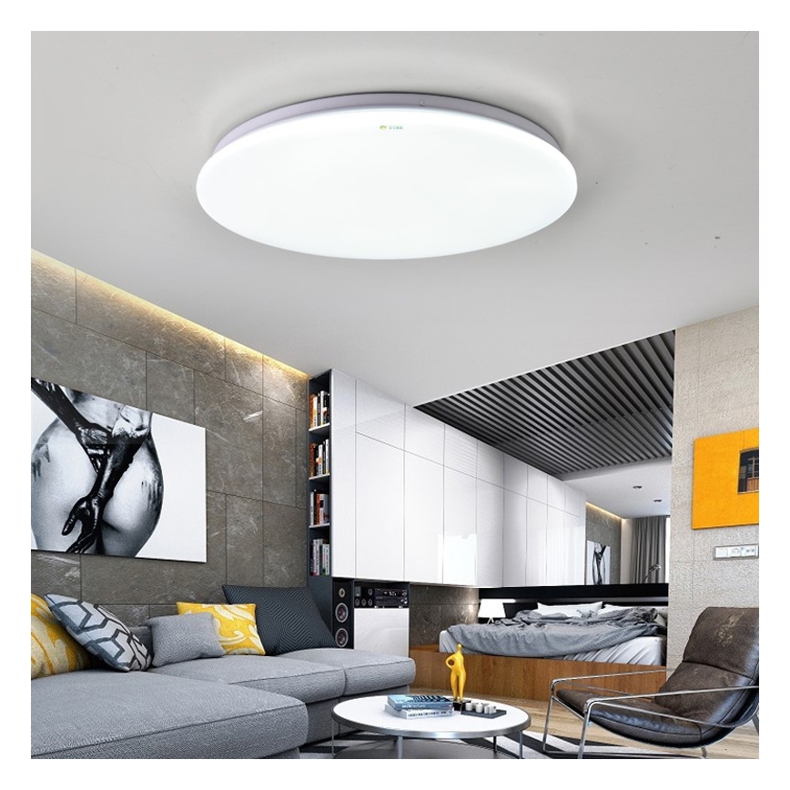 Immax NEO 07156-45 - LED Stmívatelné stropní svítidlo ANCORA LED/36W/230V 2700-6500K Wi-Fi + dálkové ovládání Tuya