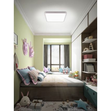 Immax NEO 07168-W40 - LED RGB+CCT Stmívatelné stropní svítidlo NEO LITE TUDO LED/50W/230V Wi-Fi Tuya bílá + dálkové ovládání