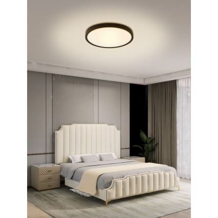 Immax NEO 07170-B60 - LED RGB+CCT Stmívatelné stropní svítidlo NEO LITE TUDO LED/65W/230V 2700-6500K Wi-Fi Tuya černá + dálkové ovládání