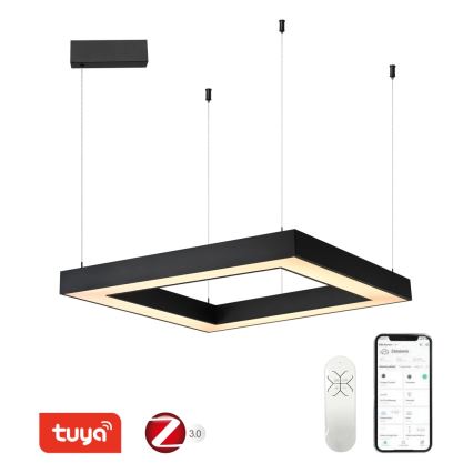 Immax NEO 07173L - LED Stmívatelný lustr na lanku CANTO LED/60W/230V černá Tuya + dálkové ovládání