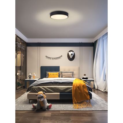 Immax NEO 07201L - LED Stmívatelné stropní svítidlo RONDATE LED/28W/230V černá Tuya + dálkové ovládání