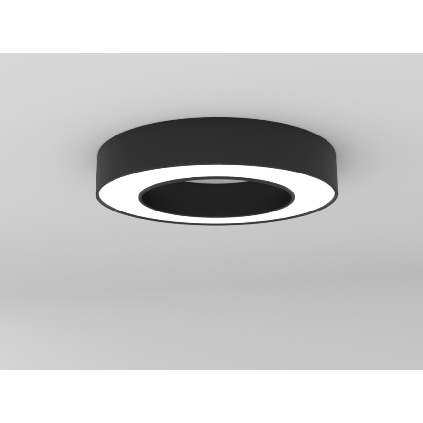 Immax NEO 07209L - LED Stmívatelné stropní svítidlo PASTEL LED/53W/230V 60 cm černá Tuya + dálkové ovládání