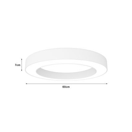 Immax NEO 07212L - LED Stmívatelné svítidlo PASTEL LED/53W/230V bílá Tuya + dálkové ovládání