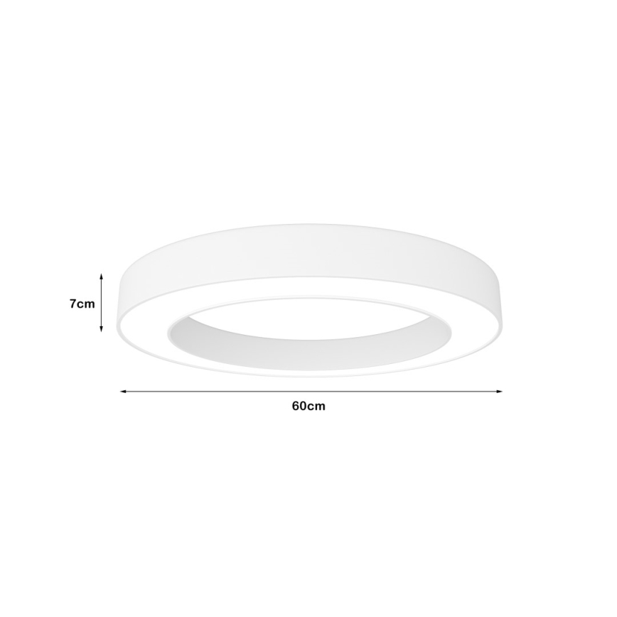 Immax NEO 07212L - LED Stmívatelné svítidlo PASTEL LED/53W/230V bílá Tuya + dálkové ovládání