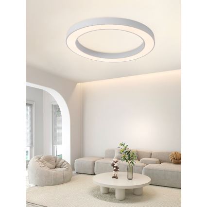 Immax NEO 07213L - LED Stmívatelné stropní svítidlo PASTEL LED/68W/230V 95 cm bílá Tuya + dálkové ovládání