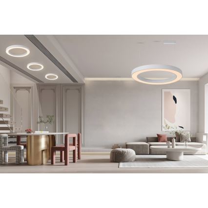 Immax NEO 07213L - LED Stmívatelné stropní svítidlo PASTEL LED/68W/230V 95 cm bílá Tuya + dálkové ovládání