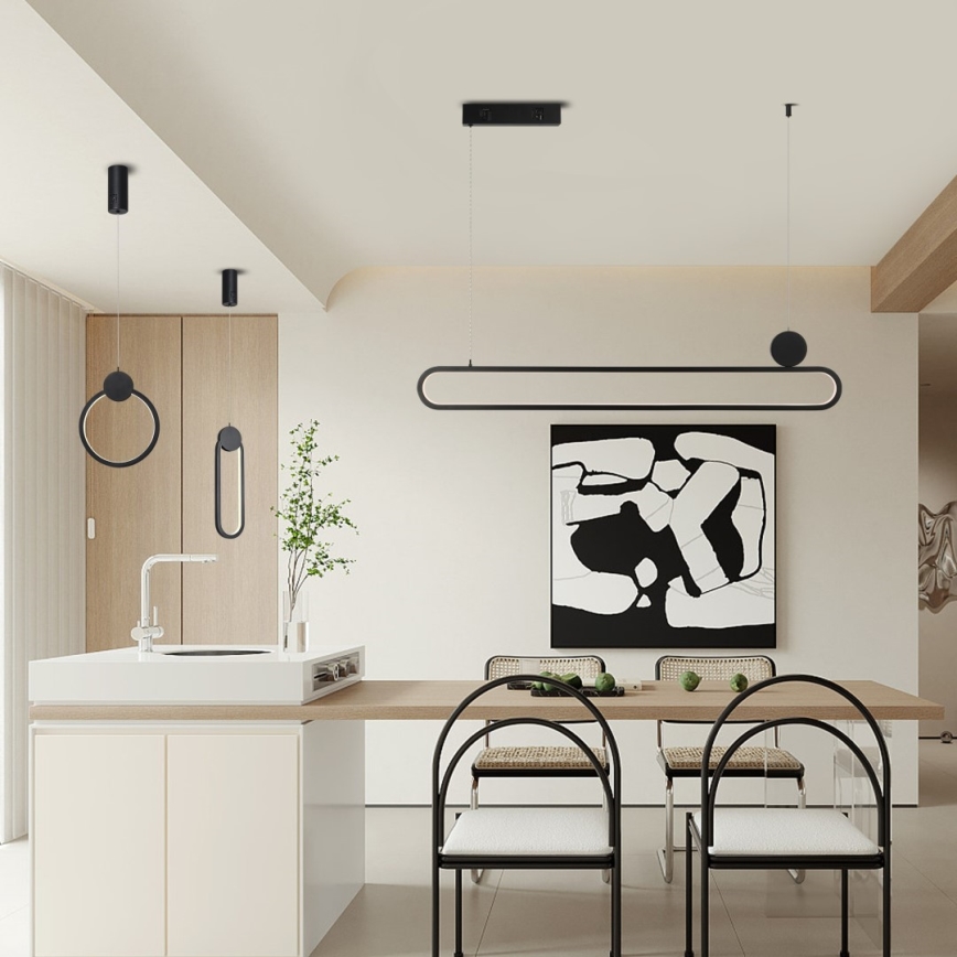 Immax NEO 07233L - LED Stmívatelný lustr na lanku NEO LITE OVALE LED/18W/230V Wi-Fi Tuya 2700-6500K + dálkové ovládání