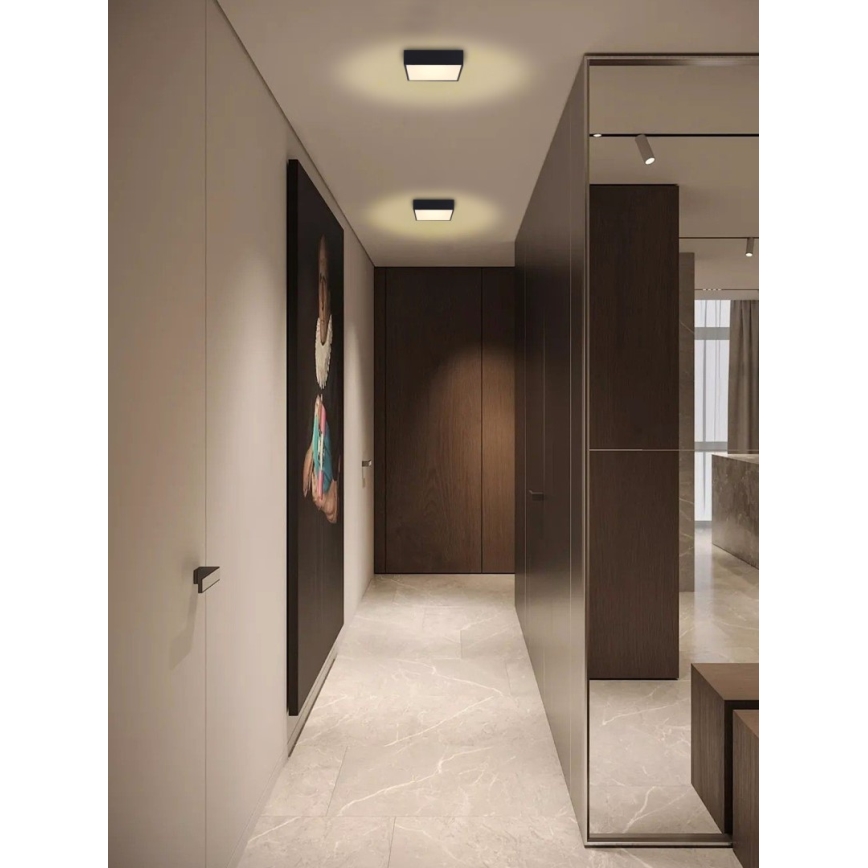 Immax NEO 07237L - LED Stmívatelné stropní svítidlo CANTO LED/22W/230V černá Tuya + dálkové ovládání