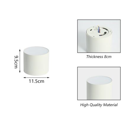 Immax NEO 07241L - LED Stmívatelné stropní svítidlo RONDATE LED/18W/230V 11,5cm Wi-Fi Tuya