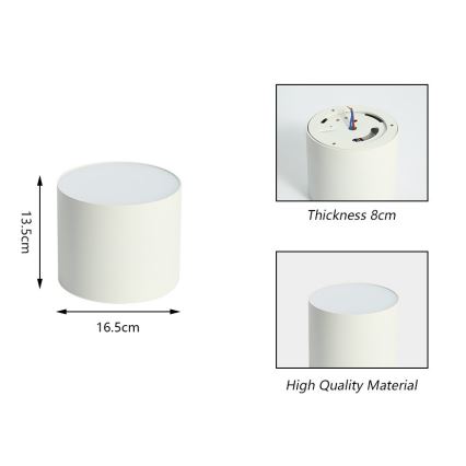 Immax NEO 07243L - LED Stmívatelné stropní svítidlo RONDATE LED/32W/230V 16,5 cm Wi-Fi Tuya
