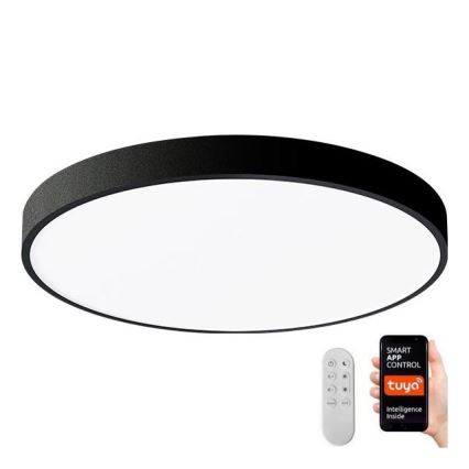 Immax NEO 07248L - LED Stmívatelné stropní svítidlo NEO LITE SEMPLICI LED/36W/230V 3000-6000K Wi-Fi Tuya černá + dálkové ovládání