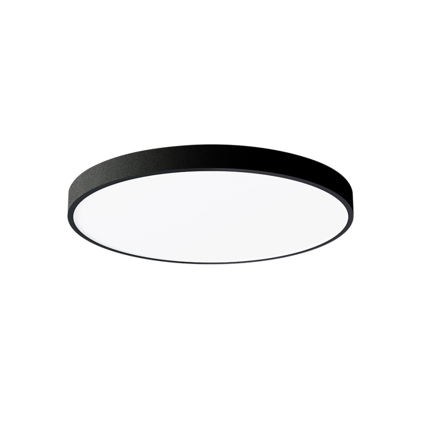 Immax NEO 07249L - LED Stmívatelné stropní svítidlo NEO LITE SEMPLICI LED/48W/230V 3000-6000K pr. 50 cm Wi-Fi Tuya černá + dálkové ovládání
