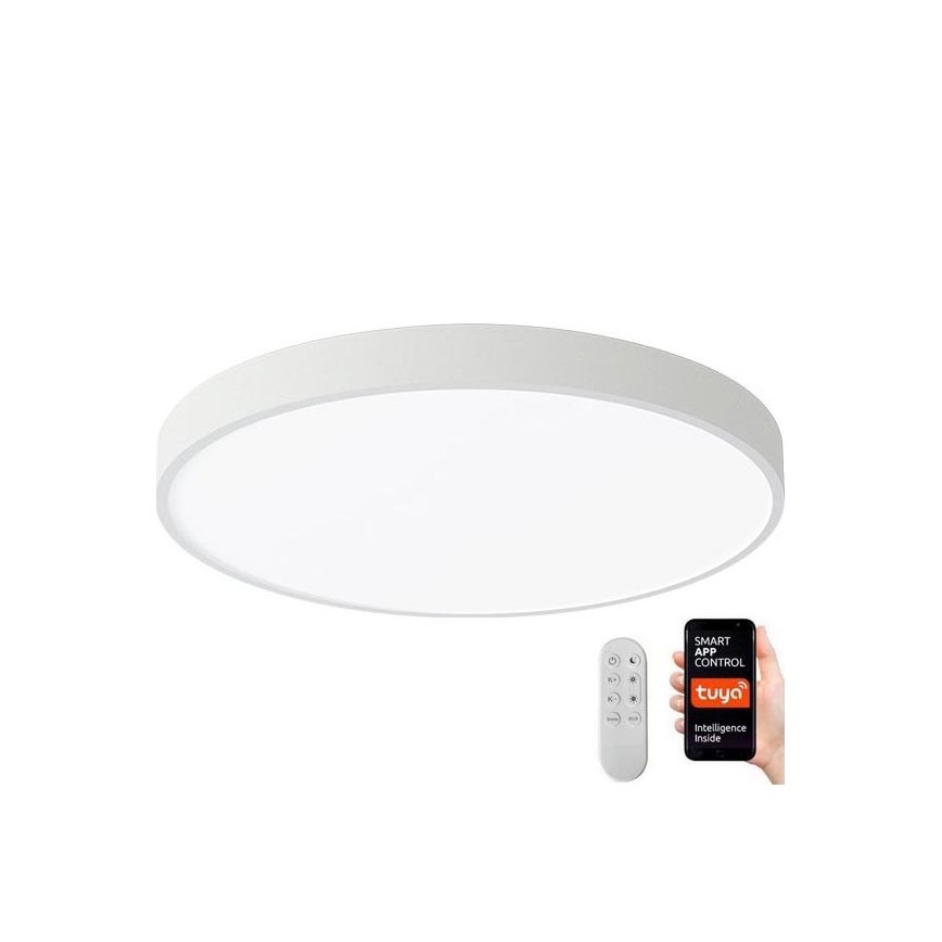 Immax NEO 07251L - LED Stmívatelné stropní svítidlo NEO LITE SEMPLICI LED/36W/230V 3000-6000K Wi-Fi Tuya bílá + dálkové ovládání