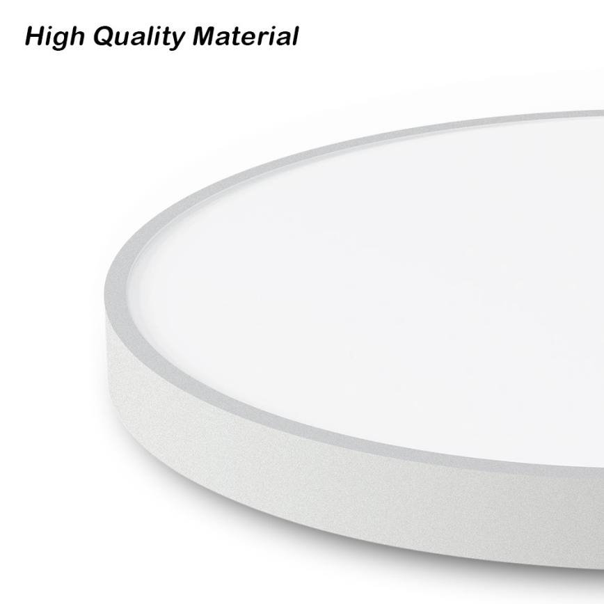 Immax NEO 07252L - LED Stmívatelné stropní svítidlo NEO LITE SEMPLICI LED/48W/230V 3000-6000K pr. 50 cm Wi-Fi Tuya bílá + dálkové ovládání