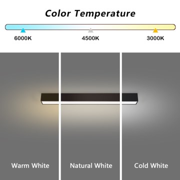 Immax NEO 07254L - LED Stmívatelné stropní svítidlo NEO LITE LUNGO LED/20W/230V 3000-6000K Wi-Fi Tuya černá + dálkové ovládání
