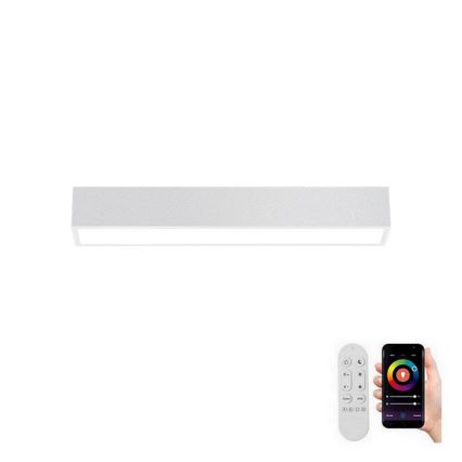 Immax NEO 07257L - LED Stmívatelné stropní svítidlo NEO LITE LUNGO LED/20W/230V 3000-6000K Wi-Fi Tuya bílá + dálkové ovládání