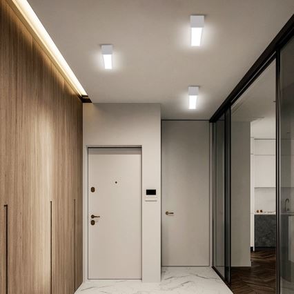 Immax NEO 07257L - LED Stmívatelné stropní svítidlo NEO LITE LUNGO LED/20W/230V 3000-6000K Wi-Fi Tuya bílá + dálkové ovládání