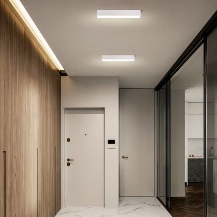 Immax NEO 07257L - LED Stmívatelné stropní svítidlo NEO LITE LUNGO LED/20W/230V 3000-6000K Wi-Fi Tuya bílá + dálkové ovládání