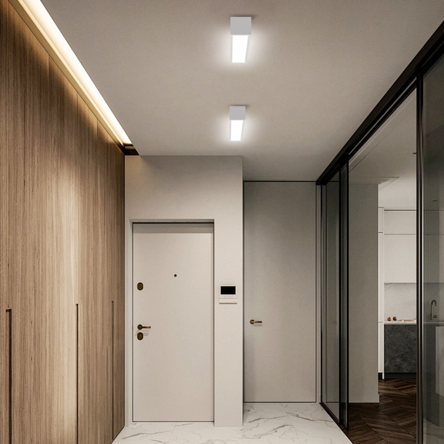 Immax NEO 07257L - LED Stmívatelné stropní svítidlo NEO LITE LUNGO LED/20W/230V 3000-6000K Wi-Fi Tuya bílá + dálkové ovládání