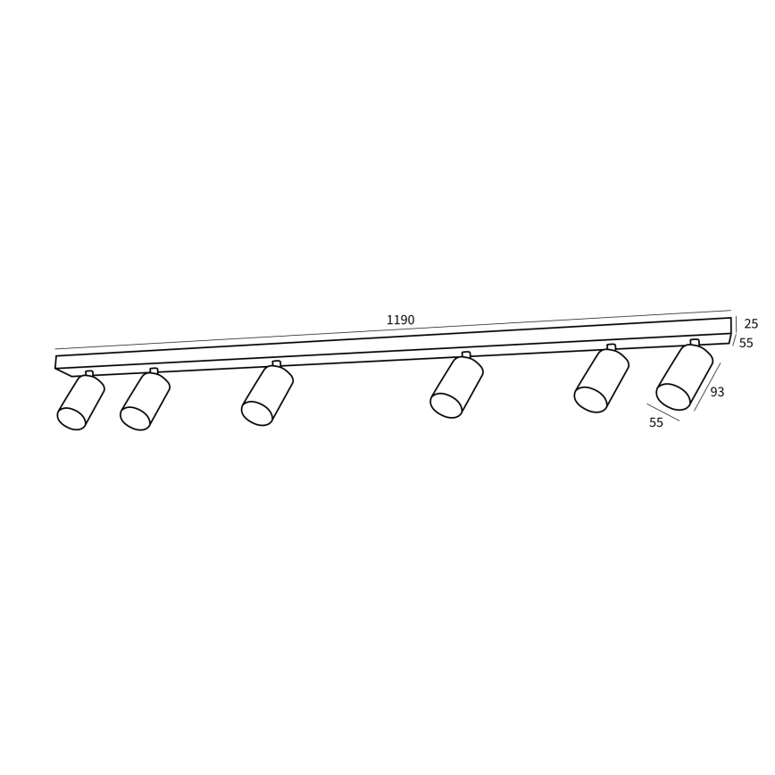 Immax NEO 07268W - LED RGB+CCT Stmívatelné bodové svítidlo NEO LITE PUNTO 6xGU10/6W/230V Wi-Fi Tuya