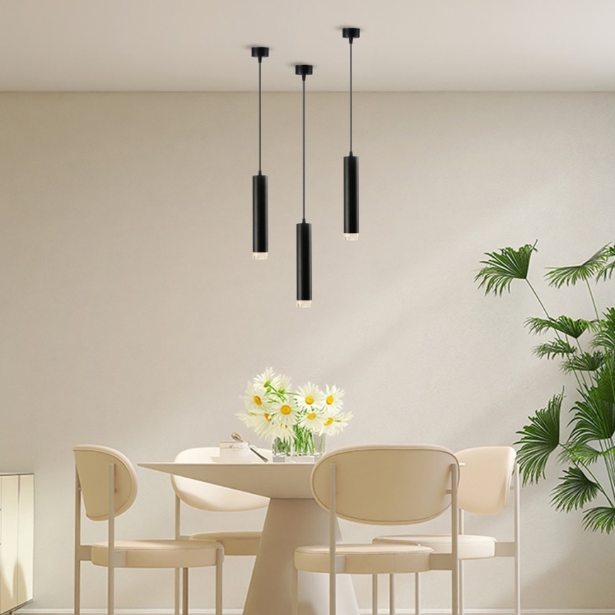 Immax NEO 07275Z - LED RGB+CCT Stmívatelný lustr na lanku NEO PUNTO 1xGU10/4,8W/230V Tuya