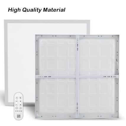 Immax NEO 07277L - LED Stmívatelné koupelnové stropní svítidlo NEO LITE FRAME LED/50W/230V IP44 Wi-Fi Tuya +dálkové ovládání bílá