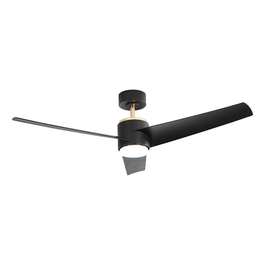 Immax NEO 07280L - LED Stmívatelný stropní ventilátor BEAUTY LED/18W/230V Wi-Fi Tuya černá + dálkové ovládání