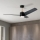 Immax NEO 07280L - LED Stmívatelný stropní ventilátor BEAUTY LED/18W/230V Wi-Fi Tuya černá pr. 132 cm + dálkové ovládání