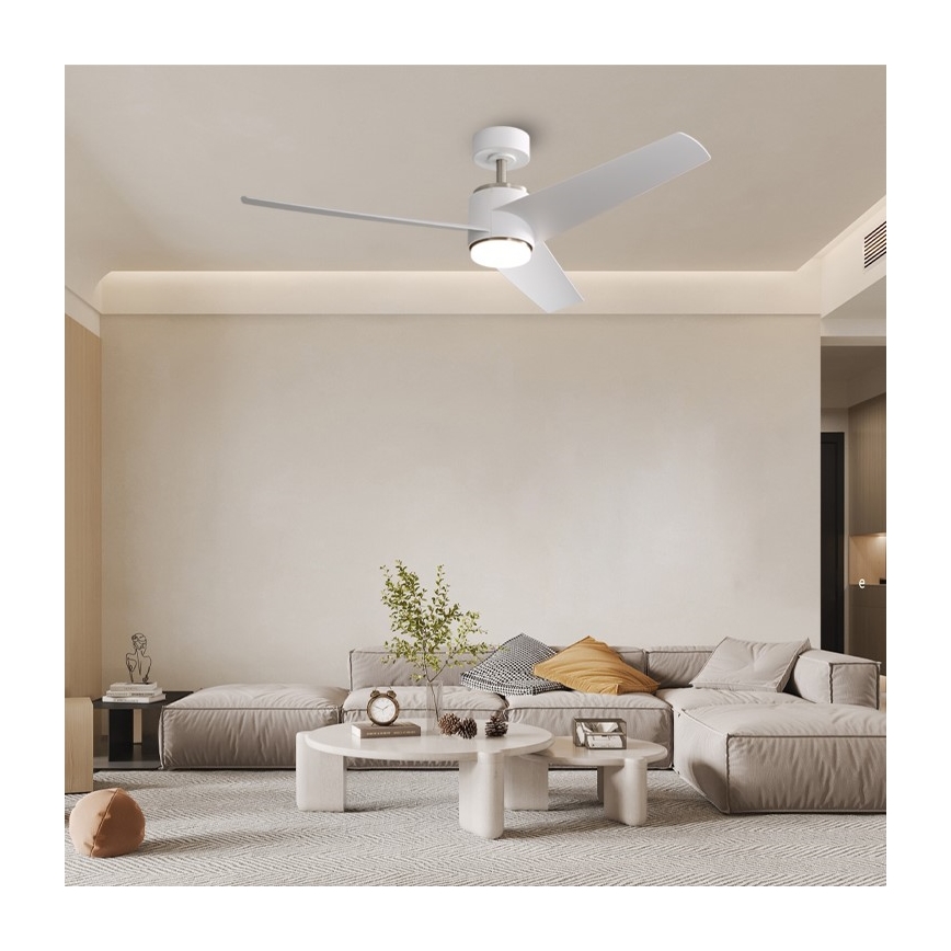 Immax NEO 07282L - LED+CCT Stmívatelný stropní ventilátor BEAUTY LED/18W/230V 3000/4000/6000K Wi-Fi Tuya + dálkové ovládání