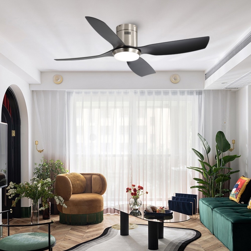 Immax NEO 07282L - LED+CCT Stmívatelný stropní ventilátor PURE LED/24W/230V 3000/4000/6000K Wi-Fi Tuya + dálkové ovládání