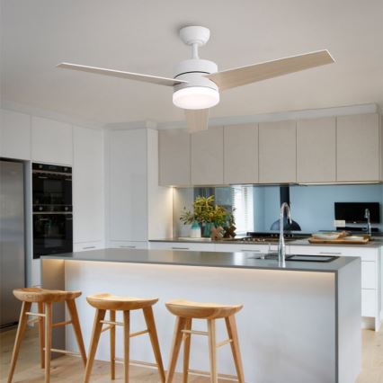Immax NEO 07284L - LED+CCT Stmívatelný stropní ventilátor VARIABLE LED/24W/230V 3000/4000/6000K Wi-Fi Tuya + dálkové ovládání
