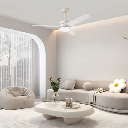 Immax NEO 07284L - LED+CCT Stmívatelný stropní ventilátor VARIABLE LED/24W/230V 3000/4000/6000K Wi-Fi Tuya + dálkové ovládání