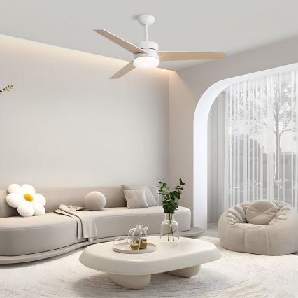 Immax NEO 07284L - LED+CCT Stmívatelný stropní ventilátor VARIABLE LED/24W/230V 3000/4000/6000K Wi-Fi Tuya + dálkové ovládání