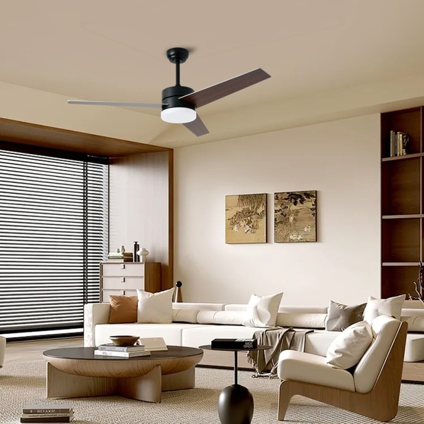 Immax NEO 07285L - LED+CCT Stmívatelný stropní ventilátor VARIABLE LED/24W/230V 3000/4000/6000K Wi-Fi Tuya + dálkové ovládání