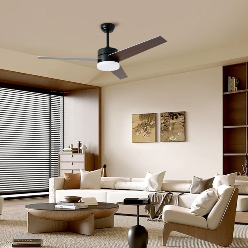 Immax NEO 07285L - LED+CCT Stmívatelný stropní ventilátor VARIABLE LED/24W/230V 3000/4000/6000K Wi-Fi Tuya + dálkové ovládání