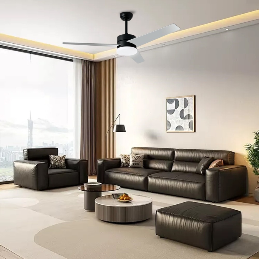 Immax NEO 07285L - LED+CCT Stmívatelný stropní ventilátor VARIABLE LED/24W/230V 3000/4000/6000K Wi-Fi Tuya + dálkové ovládání