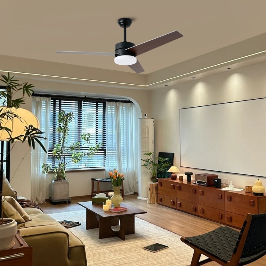 Immax NEO 07285L - LED+CCT Stmívatelný stropní ventilátor VARIABLE LED/24W/230V 3000/4000/6000K Wi-Fi Tuya + dálkové ovládání