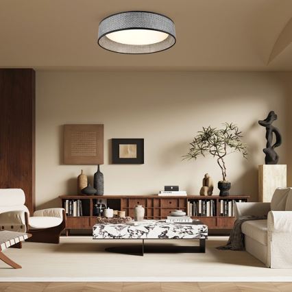 Immax NEO 07287L - LED+CCT Stmívatelné stropní svítidlo LONA LED/36W/230V 3000-6000K Wi-Fi Tuya pr. 45,5 cm+ dálkové ovládání