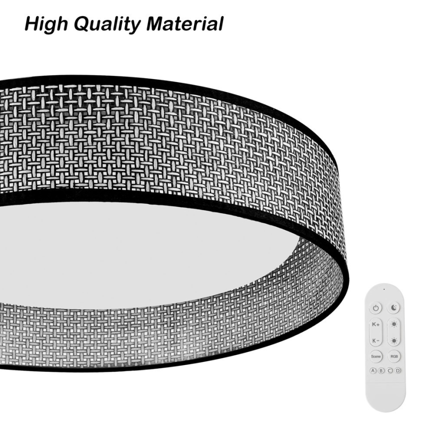 Immax NEO 07287L - LED+CCT Stmívatelné stropní svítidlo LONA LED/36W/230V 3000-6000K Wi-Fi Tuya pr. 45,5 cm+ dálkové ovládání